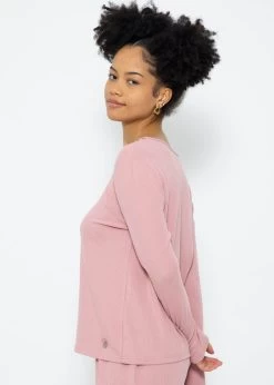 Pyjamashirt Langarm - Rosa -Sassyclassy SassyClassy pyjamashirt langarm rosa S3209NT6490 2