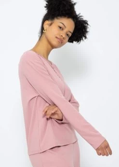 Pyjamashirt Langarm - Rosa -Sassyclassy SassyClassy pyjamashirt langarm rosa S3209NT6490 7