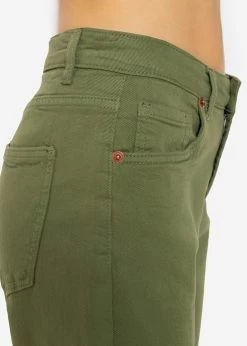 Relax Fit Highwaist Jeans, Khaki -Sassyclassy SassyClassy relax fit jeans khaki S3204B5892 3