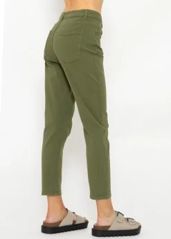 Relax Fit Highwaist Jeans, Khaki -Sassyclassy SassyClassy relax fit jeans khaki S3204B5892 6