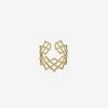 Ring Mit Gitter-Muster, Gold -Sassyclassy SassyClassy ring mit gitter muster gold S2204A1082 1