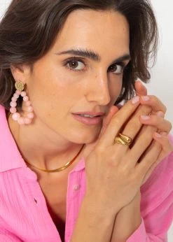 Ring Mit Zwei Länglichen Drops - Gold -Sassyclassy SassyClassy ring mit zwei langlichen drops gold S4202AR9028sKOXqmqleh5v6