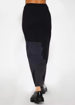 Rip Jersey-Rock Mit Wickel-Optik, Schwarz -Sassyclassy SassyClassy rip jersey rock mit wickel optik schwarz S3204B5822 5