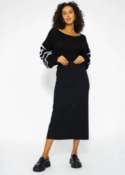 Rip Jersey Rock, Schwarz -Sassyclassy SassyClassy rip jersey rock schwarz S3204B5821 2