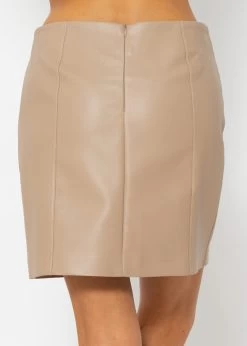 Rock Aus Kunstleder - Beige 14 Rock Aus Kunstleder - Beige -Sassyclassy SassyClassy rock aus kunstleder beige S3210R6567JMYswocahzIjU