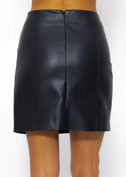 Rock Aus Kunstleder - Schwarz -Sassyclassy SassyClassy rock aus kunstleder schwarz S3210R6568 4ZXO81Kn5TZ7dv