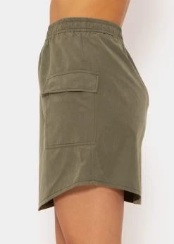 Rock Mit Aufgesetzten Taschen - Khaki 13 Rock Mit Aufgesetzten Taschen - Khaki -Sassyclassy SassyClassy rock mit aufgesetzten taschen khaki S3211R6698 1