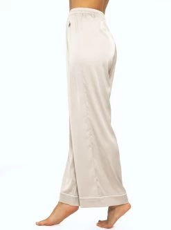 Satin Pants Mit Paspel - Champagner -Sassyclassy SassyClassy satin pants mit paspel champagner S3209NH6421 2