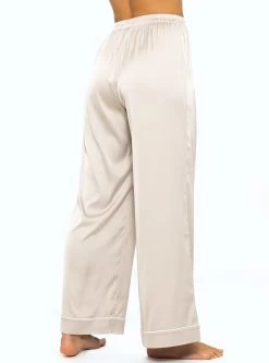 Satin Pants Mit Paspel - Champagner -Sassyclassy SassyClassy satin pants mit paspel champagner S3209NH6421