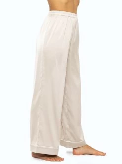 Satin Pants Mit Paspel - Champagner -Sassyclassy SassyClassy satin pants mit paspel champagner S3209NH6421 3
