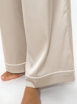 Satin Pants Mit Paspel - Champagner -Sassyclassy SassyClassy satin pants mit paspel champagner S3209NH6421 4