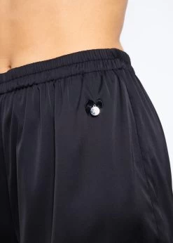 Satin Pyjama Shorts - Schwarz 15 Satin Pyjama Shorts - Schwarz -Sassyclassy SassyClassy satin shorts schwarz S3209NS6425
