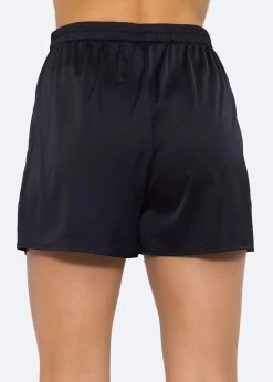 Satin Pyjama Shorts - Schwarz 13 Satin Pyjama Shorts - Schwarz -Sassyclassy SassyClassy satin shorts schwarz S3209NS6425 7