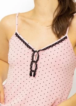 Schlaf-Top Mit Spitze - Rosa 16 Schlaf-Top Mit Spitze - Rosa -Sassyclassy SassyClassy schlaf top mit spitze rosa S3209NT6326 3