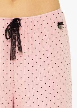 Schlafhose Mit Pünktchen - Rosa 17 Schlafhose Mit Pünktchen - Rosa -Sassyclassy SassyClassy schlafhose mit punktchen rosa S3209NH6329