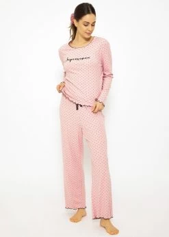 Schlafshirt Mit Pünktchen - Rosa -Sassyclassy SassyClassy schlafshirt mit punktchen rosa S3209NG6339SqYTVDBHeRVQG