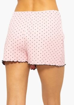 Schlafshorts Mit Pünktchen - Rosa 16 Schlafshorts Mit Pünktchen - Rosa -Sassyclassy SassyClassy schlafshorts mit punktchen rosa S3209NS6336 4