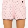 Schlafshorts Mit Pünktchen - Rosa 1 Schlafshorts Mit Pünktchen - Rosa -Sassyclassy SassyClassy schlafshorts mit punktchen rosa S3209NS6336 6