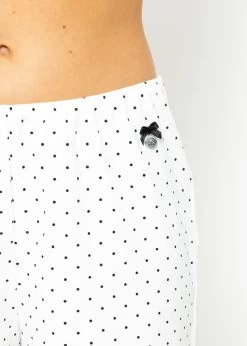Schlafshorts Mit Pünktchen - Weiß -Sassyclassy SassyClassy schlafshorts mit punktchen weiss S3209NS6334 10