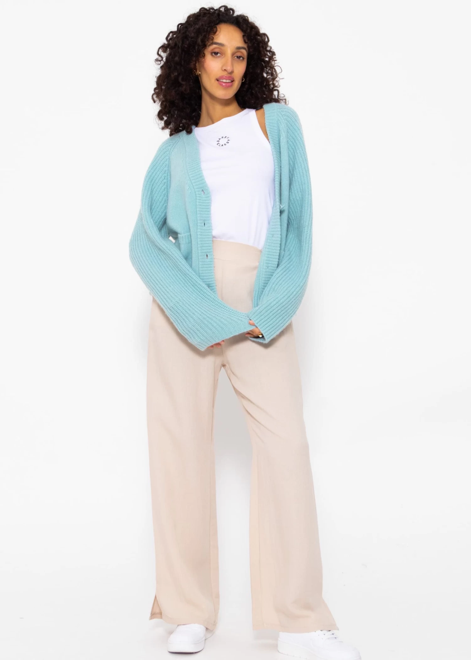 Schlupfhose In Viskose, Beige 4 Schlupfhose In Viskose, Beige – Bild 2