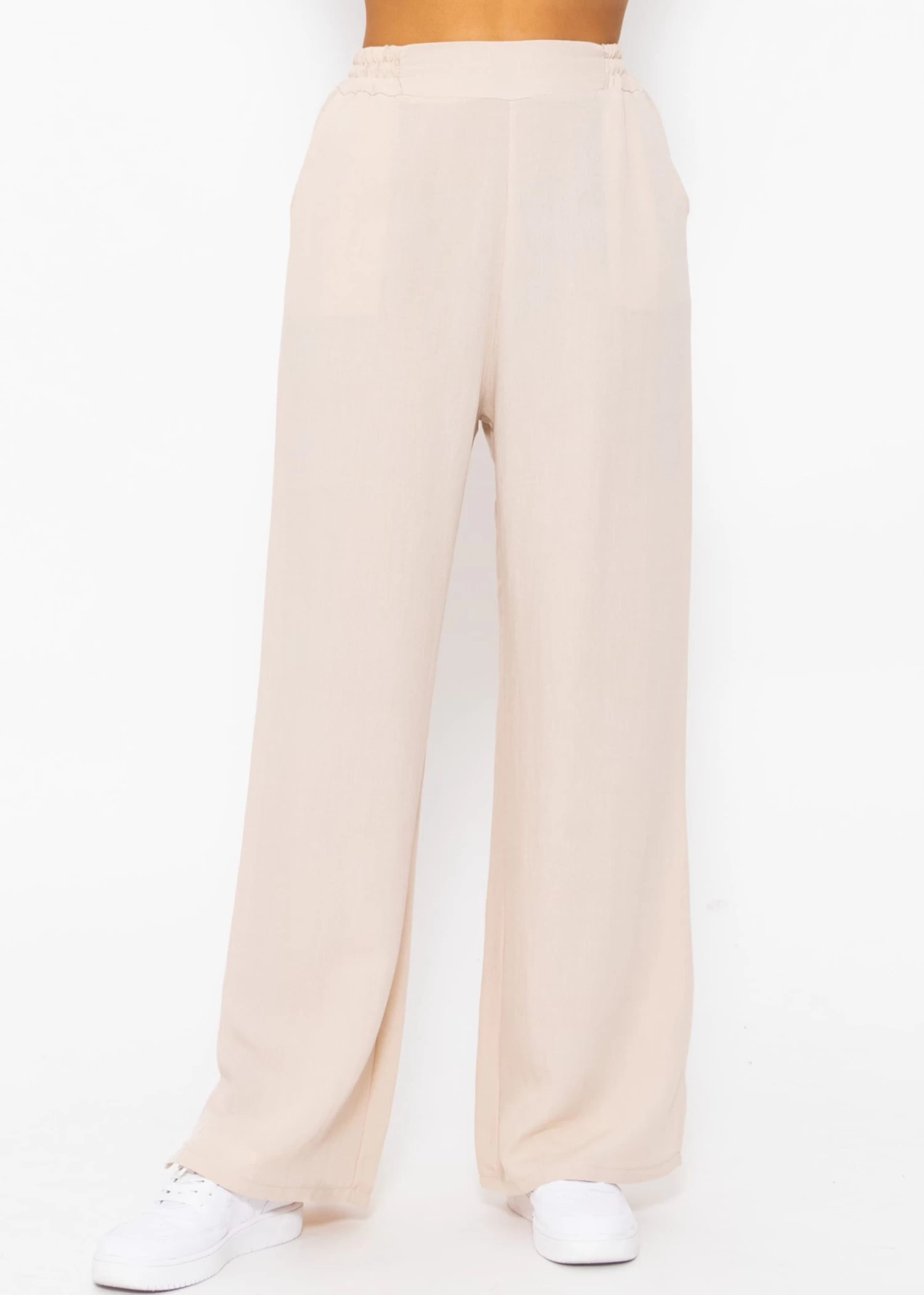 Schlupfhose In Viskose, Beige 3 Schlupfhose In Viskose, Beige