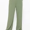 Schlupfhose In Viskose, Khaki 2 Schlupfhose In Viskose, Khaki -Sassyclassy SassyClassy schlupfhose in viskose khaki S3202B5423 1