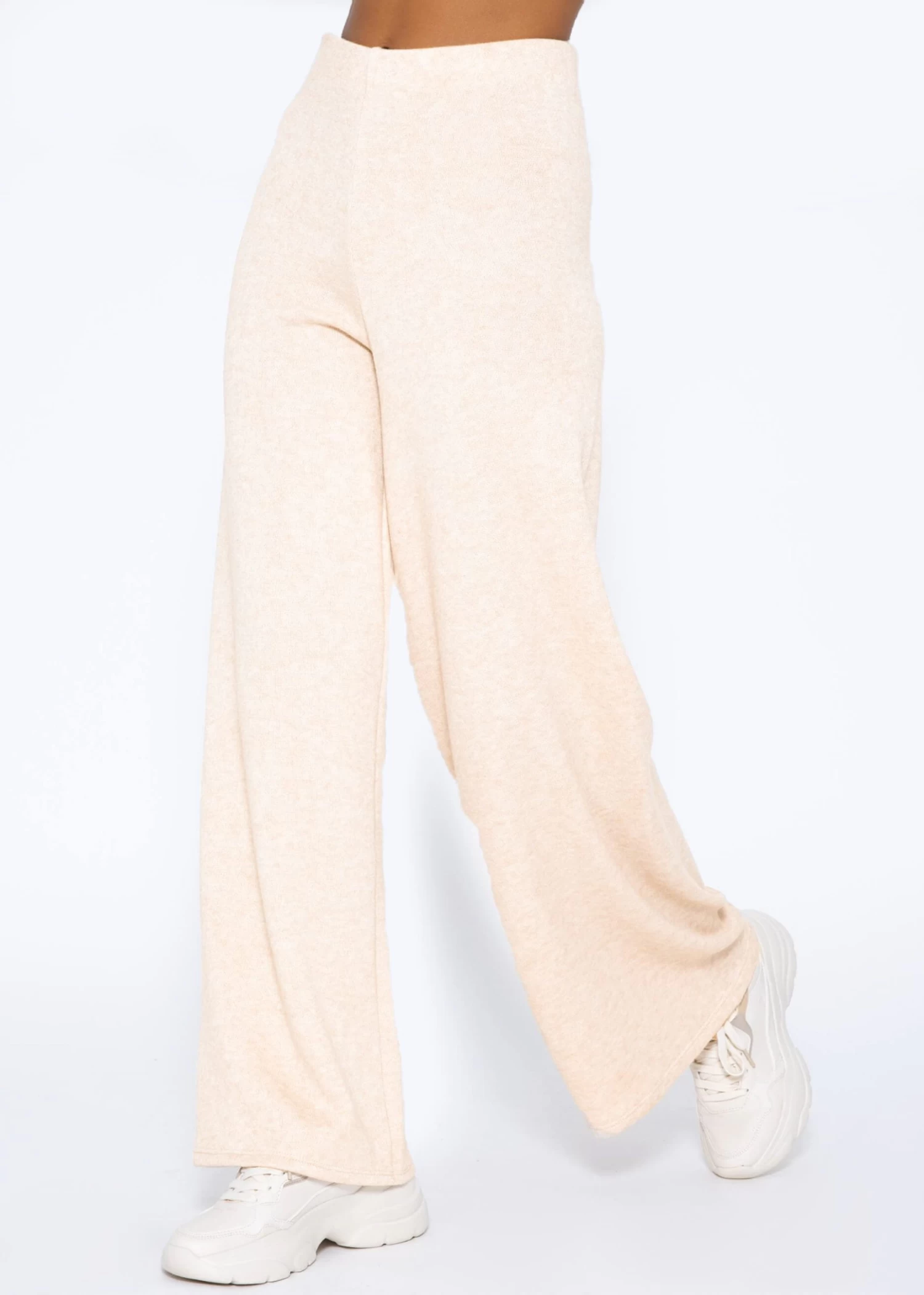 Schlupfhose, Super Soft, Mit Weitem Bein - Beige 5 Schlupfhose, Super Soft, Mit Weitem Bein - Beige – Bild 3