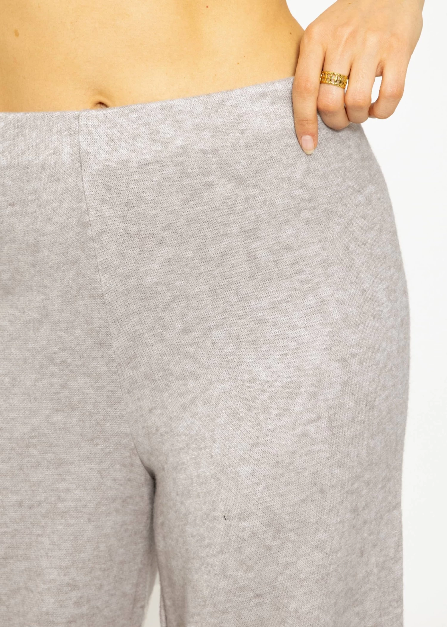 Schlupfhose, Super Soft, Mit Weitem Bein - Taupe 9 Schlupfhose, Super Soft, Mit Weitem Bein - Taupe – Bild 7