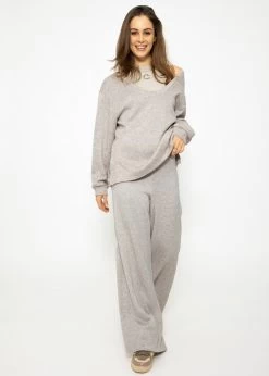 Schlupfhose, Super Soft, Mit Weitem Bein - Taupe 10 Schlupfhose, Super Soft, Mit Weitem Bein - Taupe -Sassyclassy SassyClassy schlupfhose super soft mit weitem bein taupe S3211H6695 6