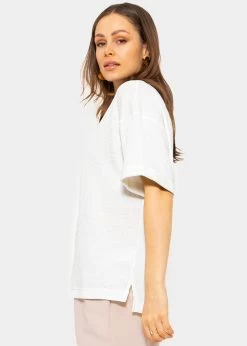 Shirt In Waffelpiqué - Weiß 12 Shirt In Waffelpiqué - Weiß -Sassyclassy SassyClassy shirt in waffelpique weiss S3211I6692 6U4nlR2DuNa13R