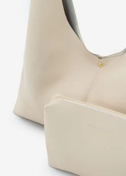 Shopper Mit Knotendetail - Beige -Sassyclassy SassyClassy shopper mit knotendetail beige S3212TS6577 2