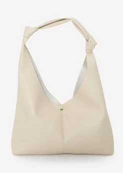 Shopper Mit Knotendetail - Beige