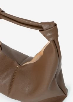 Shopper Mit Knotendetail - Braun -Sassyclassy SassyClassy shopper mit knotendetail braun S3212TS6578 2