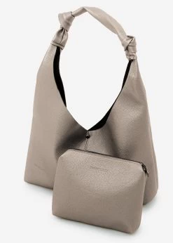 Shopper Mit Knotendetail - Metallic -Sassyclassy SassyClassy shopper mit knotendetail metallic S3212TS6579 5