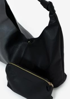 Shopper Mit Knotendetail - Schwarz -Sassyclassy SassyClassy shopper mit knotendetail schwarz S3212TS6576