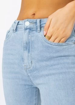 Skinny Highwaist Jeans - Hellblau -Sassyclassy SassyClassy skinny highwaist jeans hellblau S4201D6773 7