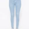 Skinny Highwaist Jeans - Hellblau -Sassyclassy SassyClassy skinny highwaist jeans hellblau S4201D6773 8