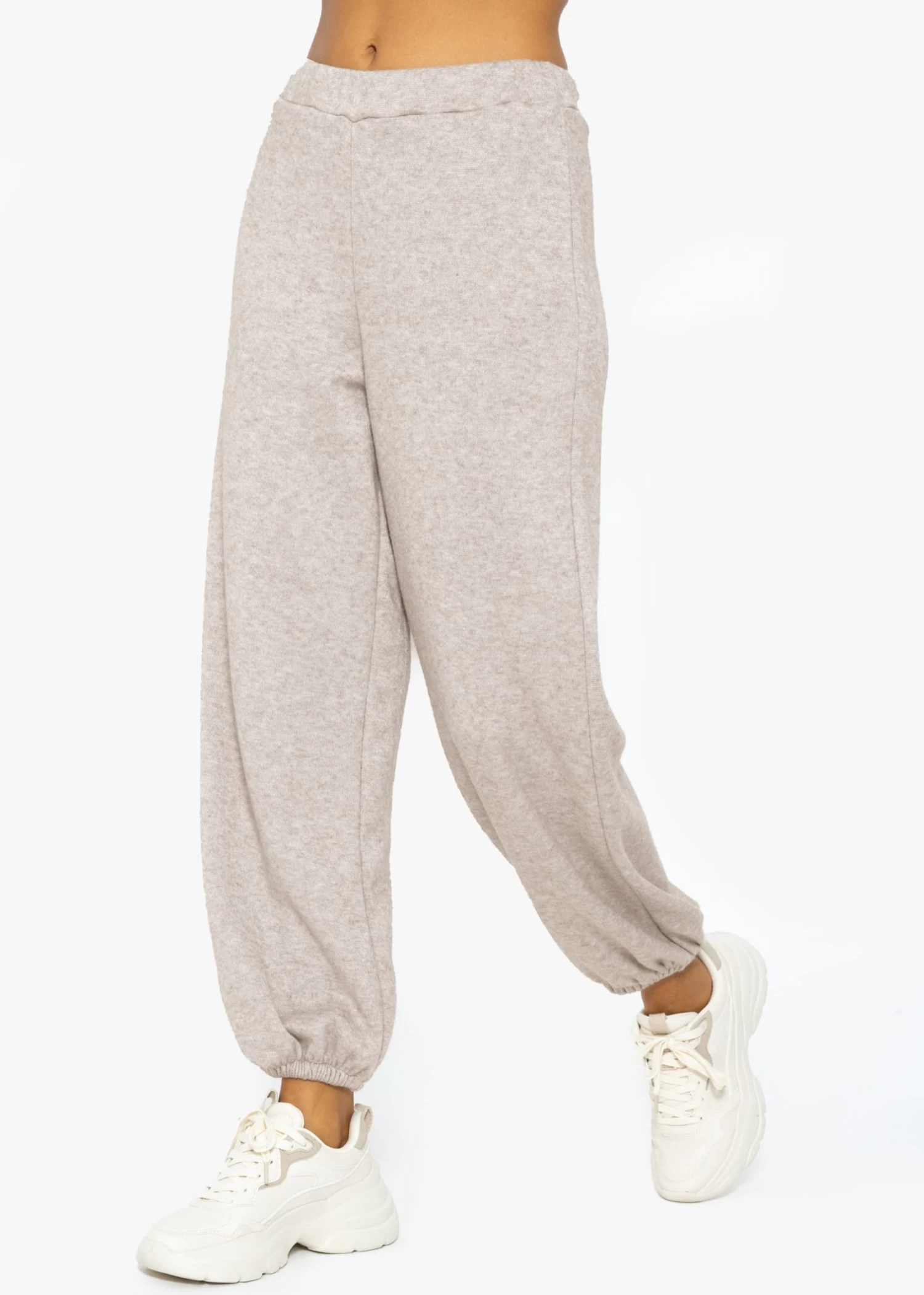 Super Soft Jersey Jogginghose - Taupe 3 Super Soft Jersey Jogginghose - Taupe