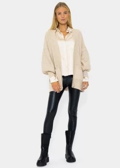 Soft Strick Cardigan Mit Taschen - Beige 13 Soft Strick Cardigan Mit Taschen - Beige -Sassyclassy SassyClassy soft strick cardigan mit taschen beige S3208C6255ZCw484WZfP2qb