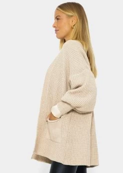 Soft Strick Cardigan Mit Taschen - Beige 14 Soft Strick Cardigan Mit Taschen - Beige -Sassyclassy SassyClassy soft strick cardigan mit taschen beige S3208C6255 3qPL12Lnc4Mg5h