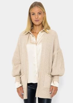 Soft Strick Cardigan Mit Taschen - Beige 15 Soft Strick Cardigan Mit Taschen - Beige -Sassyclassy SassyClassy soft strick cardigan mit taschen beige S3208C6255 6OkDke33zlF493