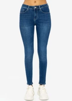 Stretchy Highwaist Push Up Jeans, Blau -Sassyclassy SassyClassy stretchy highwaist push up jeans blau S3202B5518 7