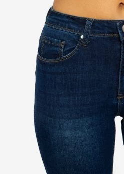 Stretchy Highwaist Push Up Jeans, Dunkelblau -Sassyclassy SassyClassy stretchy highwaist push up jeans dunkelblau S3202B5516 6