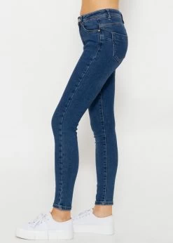 Stretchy Mid Waist Push Up Jeans - Blau -Sassyclassy SassyClassy stretchy mid waist push up jeans blau S3209D6358 3LbZuAPUwy9PdM