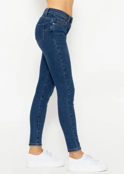 Stretchy Mid Waist Push Up Jeans - Blau -Sassyclassy SassyClassy stretchy mid waist push up jeans blau S3209D6358 8HjLOyi6Ws1lrL
