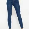 Stretchy Mid Waist Push Up Jeans - Blau -Sassyclassy SassyClassy stretchy mid waist push up jeans blau S3209D6358znIK0ojKp23H3