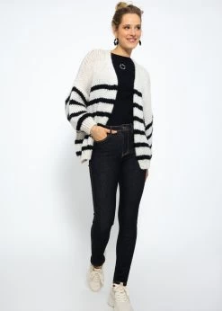 Stretchy Mid Waist Push Up Jeans - Schwarz-grau Meliert -Sassyclassy SassyClassy stretchy mid waist push up jeans schwarz S3209D6355 4