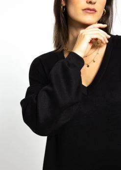 Super Soft Jerseykleid In Kurz - Schwarz -Sassyclassy SassyClassy super soft jerseykleid in kurz schwarz S3210K6572 1