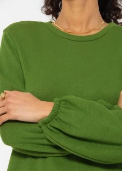 Super Soft Jerseykleid In Midilänge - Grün 14 Super Soft Jerseykleid In Midilänge - Grün -Sassyclassy SassyClassy super soft jerseykleid in midilange grun S3210K6513 1