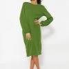 Super Soft Jerseykleid In Midilänge - Grün -Sassyclassy SassyClassy super soft jerseykleid in midilange grun S3210K6513 5s8DUm8rn8wR2c